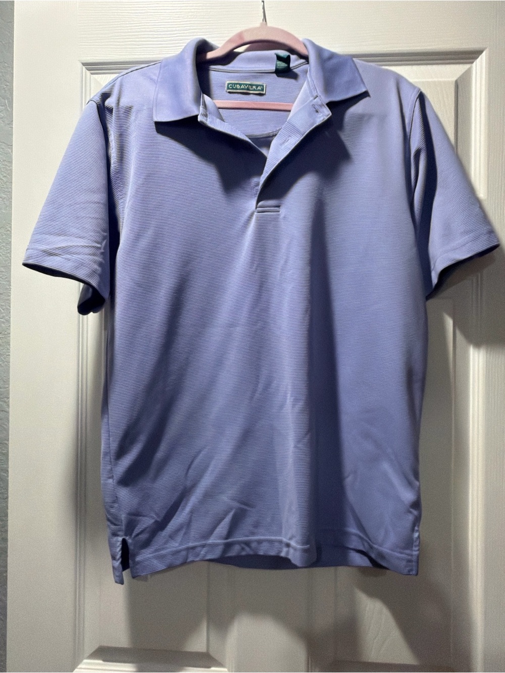 Cubavera Men's Lavender Polo Shirt